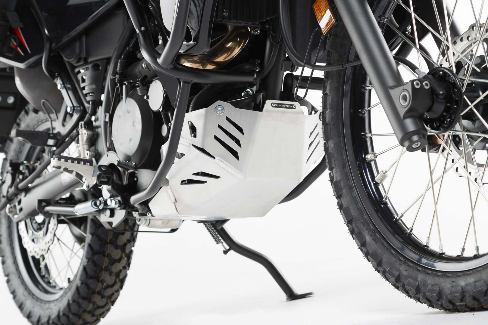SW-MOTECH ENGINE GUARD KAW KLR 650 (08-22) SILVER MSS.08.469.10001/S