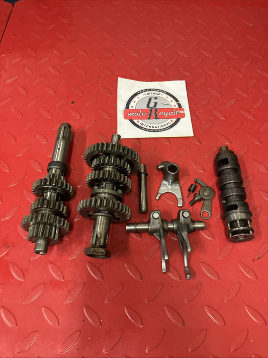Yamaha DT175 1974 transmission gearshift gear shift forks drum cam 1975 DT125
