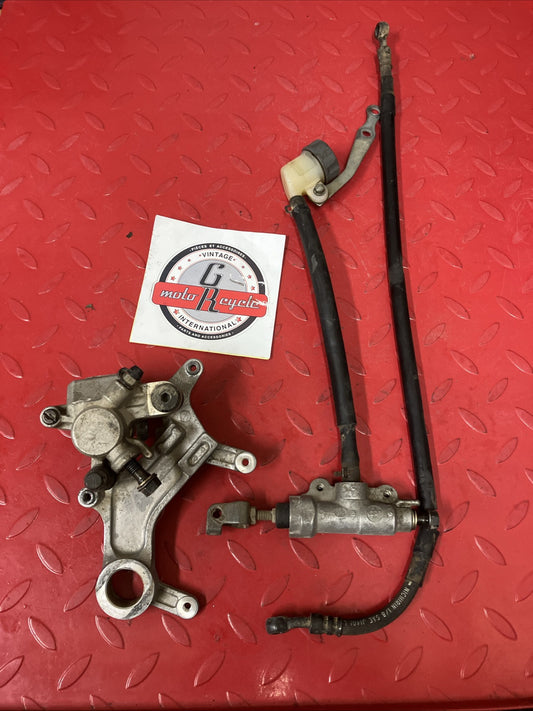 Honda CR250R 2000 Rear brake caliper master cylinder hose 2001
