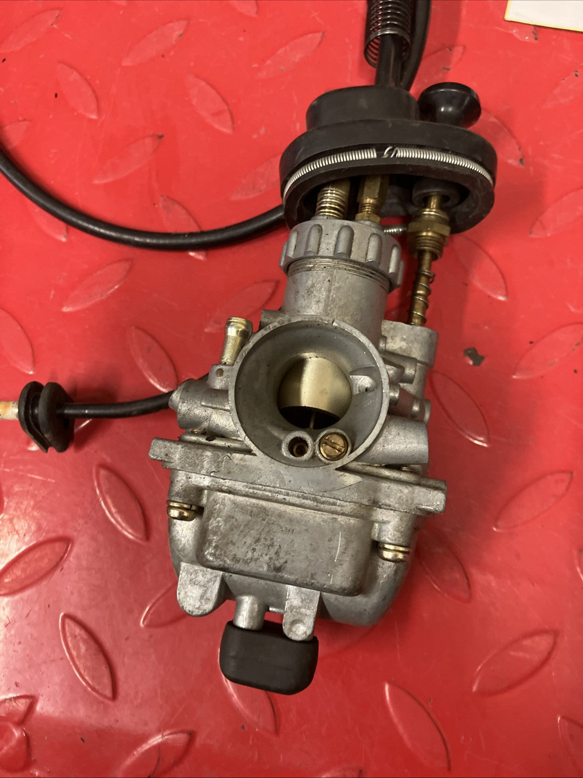 Kawasaki KE100 70's Carburetor carb throttle cable A8