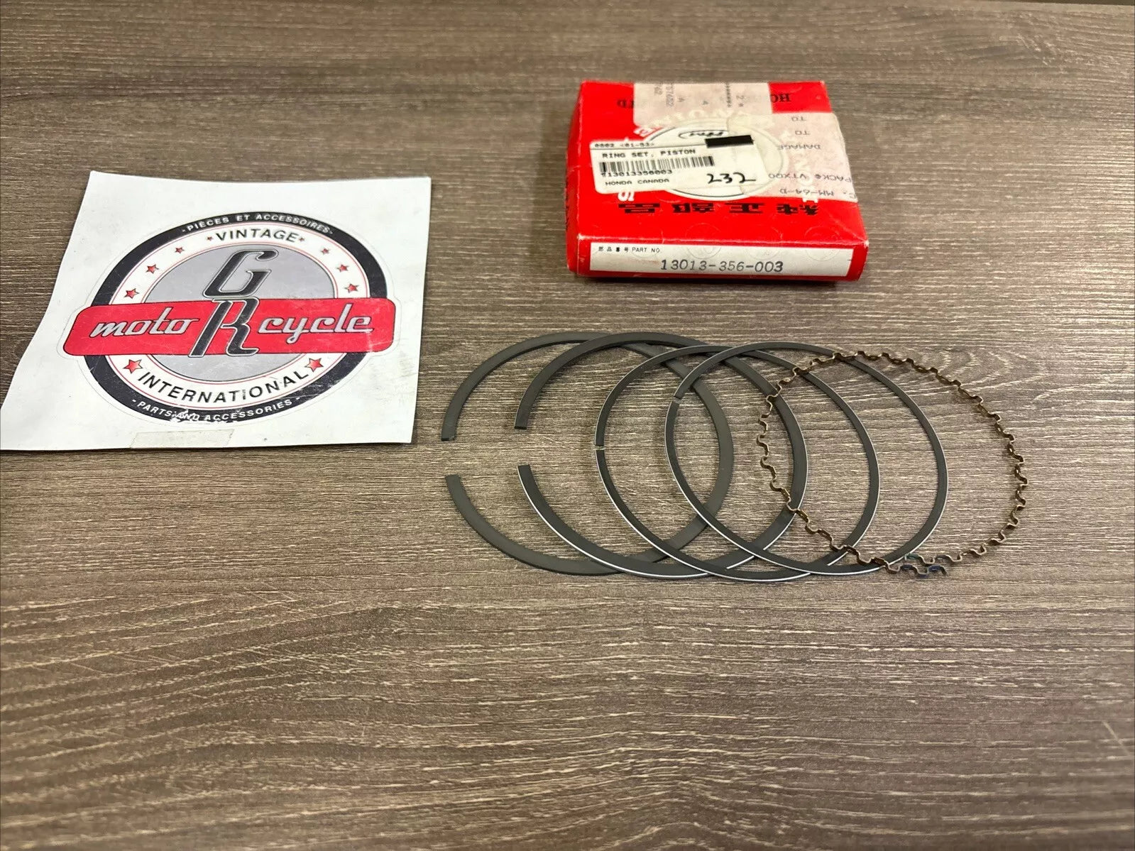HONDA 1974 - 1978 XL350 K0 - K4 PISTON RING SET 0.50 13013-356-003 H136