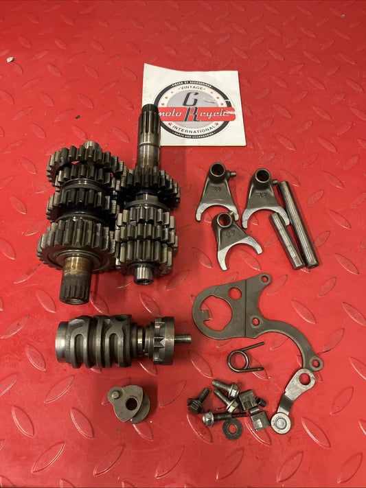 Honda CR250R 2000 Transmission main counter shaft gear forks drum 1998 1999 2001