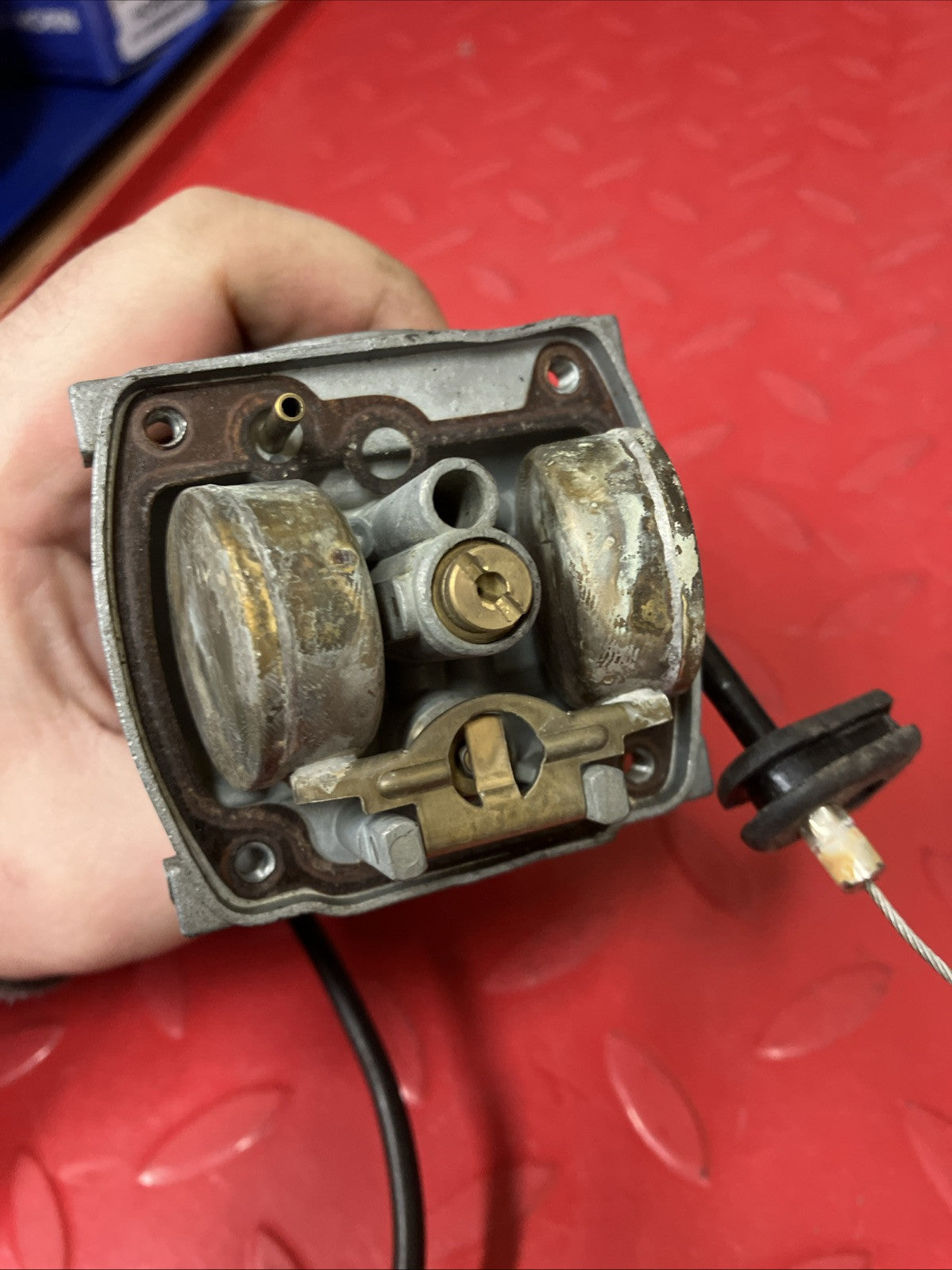 Kawasaki KE100 70's Carburetor carb throttle cable A8