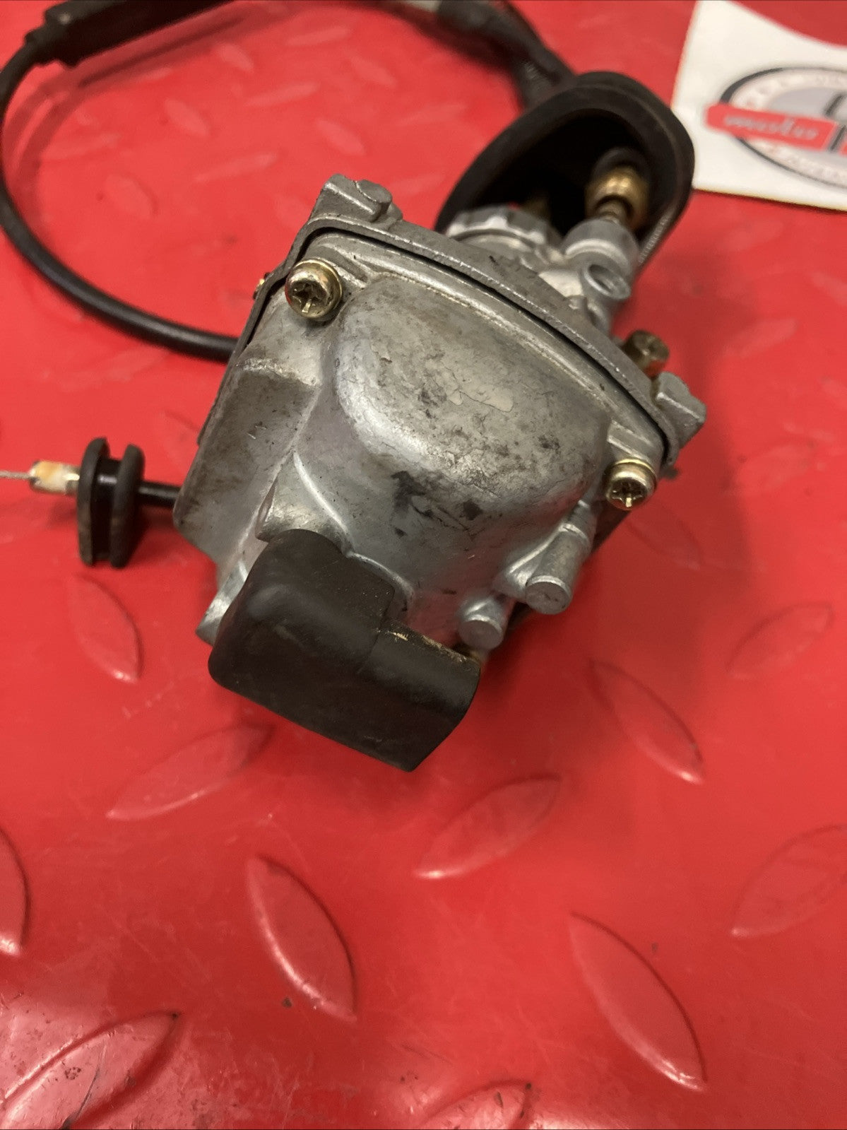 Kawasaki KE100 70's Carburetor carb throttle cable A8