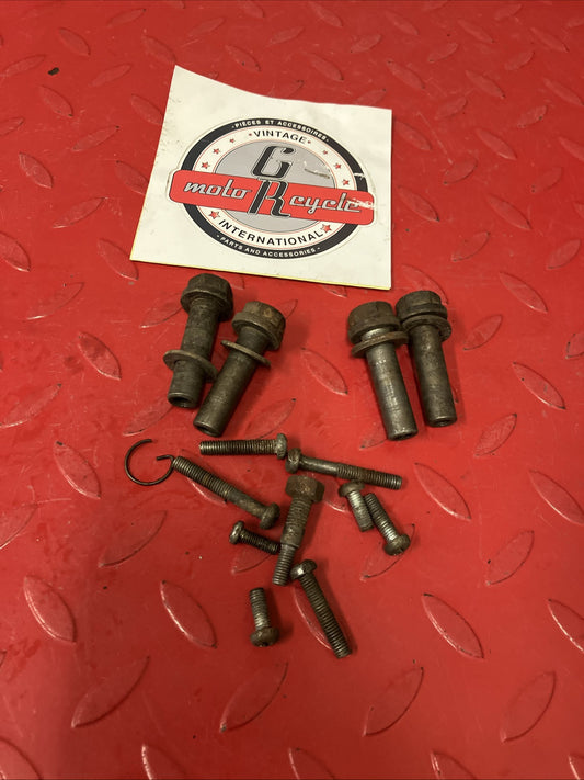 Yamaha DT175 1974 engine motor cylinder head bolt nut lot hardware