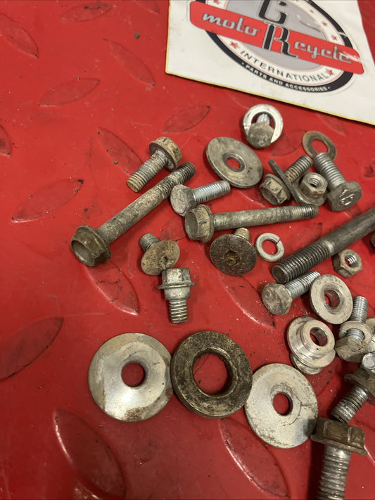 Honda CR250R 2000 Bolt nut collar spacer hardware taken from bike disassembly